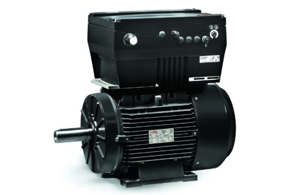 Elektromagnetische Motoren mit integriertem Frequenzumrichter
